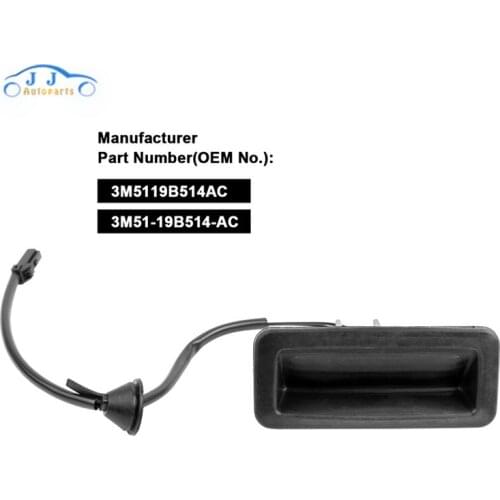 3M5119B514AC Trunk Switch With Wire Boot Tailgate Release Car Switch For Ford for Focus MK2 2005 2006 2007 2008