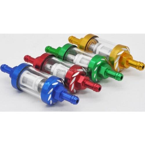 5/16" 8mm Universal Motorcycle Fuel Oil Filter Pit Bike Scooter Gas Filter for yamaha ttr250 ATV Quad Motocross Parts