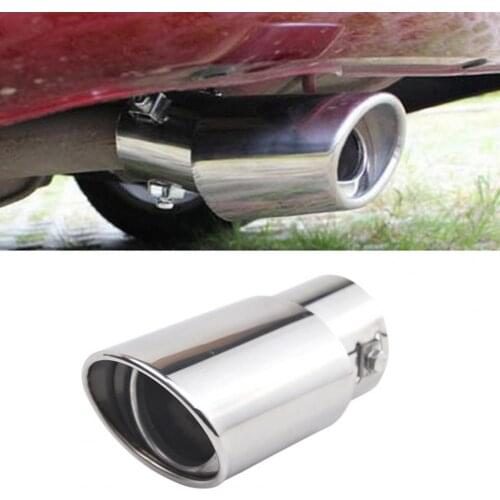 70% Dropshipping!!Exhaust Muffler Straight Sturdy Stainless Steel Car Exhaust Tail Pipe for Car