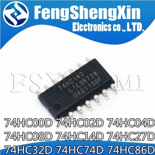 20pcs/lot 74HC14D 74HC14 SN74HC14DR HEX SCHMITT-TRIGGER INVERTERS IC SOP-14