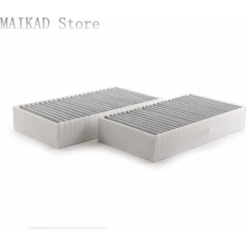 1pair/2PCS Activated Carbon Cabin Air Filter Pollen Filter for Mercedes-Benz W164 ML280 ML300 ML320 ML350 ML450 A164830021864