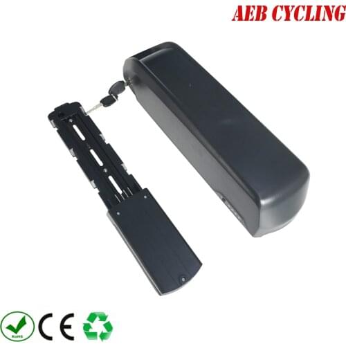 Free Shipping Little Polly DP-5C Down Tube Ebike Battery Case 52 Pcs 18650 Cells Jumbo Shark Box for Fat Tire Bike