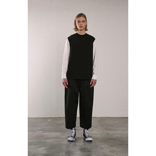 New Spring solid color mens pants straight tooling pants loose plus fat casual trousers men streetwear joggers men