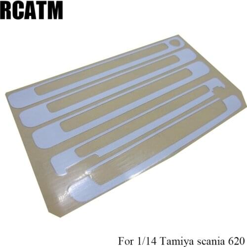 Front Face Grimace Sticker Decoration for 1/14 Tamiya RC Truck Trailer Scania 620 DIY Parts