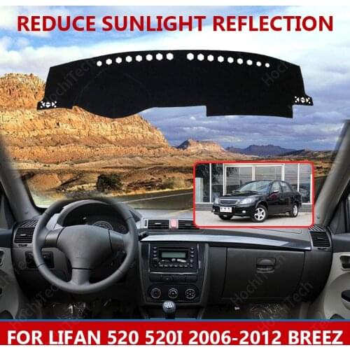 For Lifan 520 520i 2006-2012 Breez Dashmats Car-styling Accessories Dashboard Cover Pad Carpet sunshade