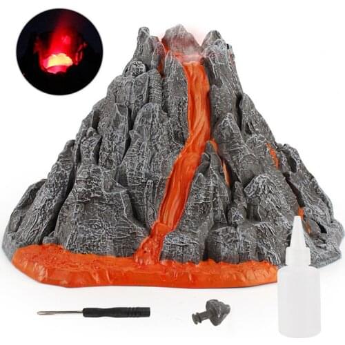 Imitation Volcanic Model Funny Interactive Dinosaur World Sprays Volcanic Model Toy for Children