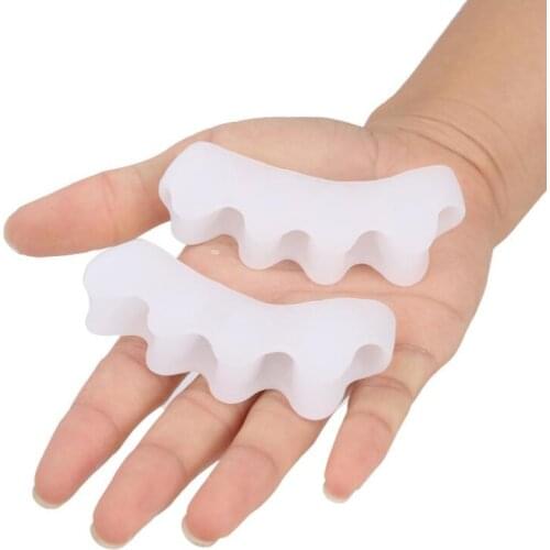 Foot Care Tool Toe Hallux Valgus Corrector Gel Silicone Bunion Corrector Toe Protector Straightener Spreader Separator LX8434