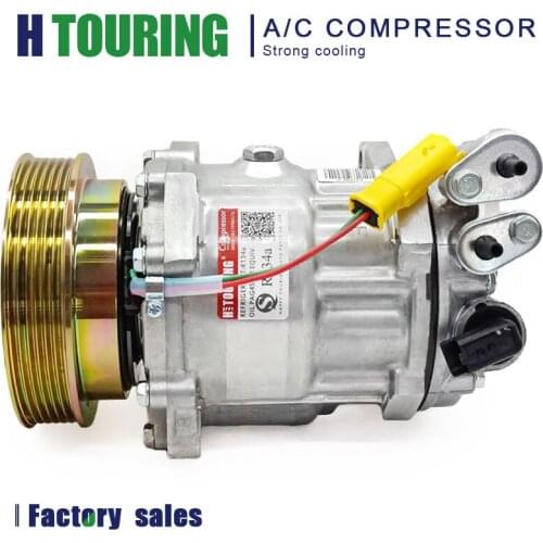 SD7C16 AC Compressor for PEUGEOT 407 SW 2005- 9656572180 9648138780 9663315580 6453XX 6453VJ 1302 1312
