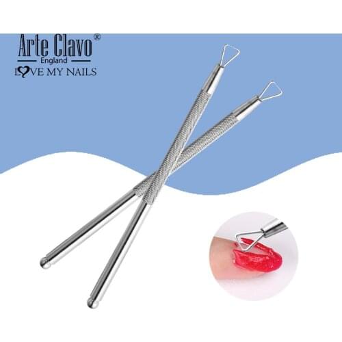 Arte Clavo New Nail Planer 1PCS Stainless Steel Manicure Nail Gel Polish For Fast Remove Cuticle Pushers Nails Tackle Nail Tools