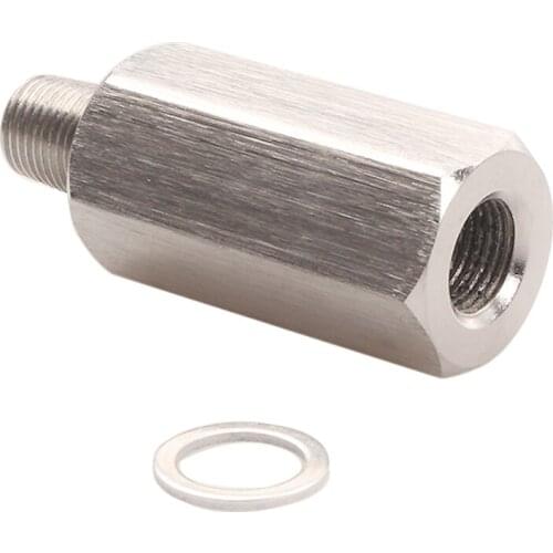 Turbo Supply Feed Line Gauge 1/8'' BSPT Oil Pressure Sensor Tee to NPT Adapter