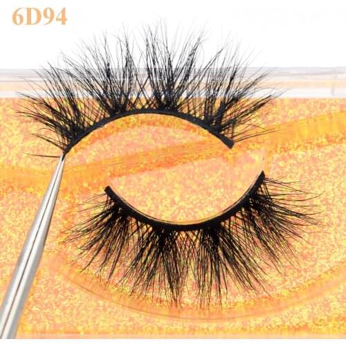 Visofree 5D Mink Eyelashes Natural False Eyelashes Lashes Soft Fake Eyelashes Extension Makeup Cruelty Free Mink Eyelashes 6D94