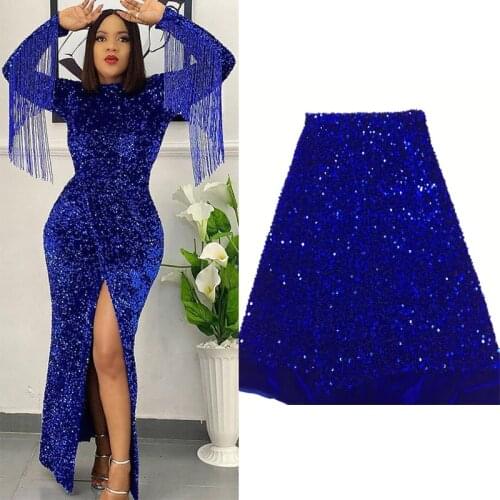 Latest African Lace Fabric 2021 High Quality Velvet Lace Pink Nigerian Lace Fabrics For Wedding Dress D42042