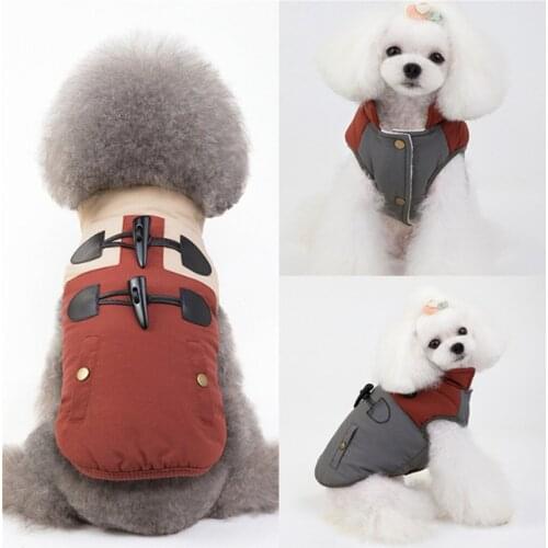 Clothes For Chihuahua Soft Fur Hood Puppy Jacket Clothing for Chihuahua Small Large Dogs Pet Dog Coat Winter Warm Small Dog