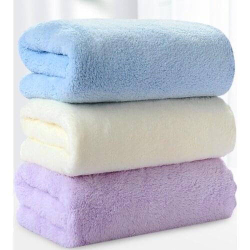 Factory wholesale towel coral velvet soft skin, household fast water absorption hotel can customize logo