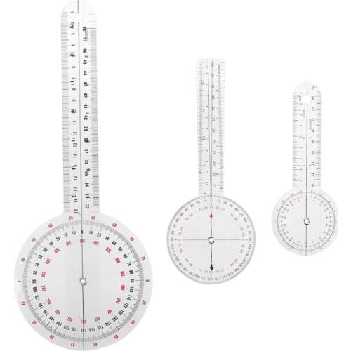 3Pcs Orthopedic Protractor Angle Finder Plastic inclinometer body Angle Meter Spinal Ruler