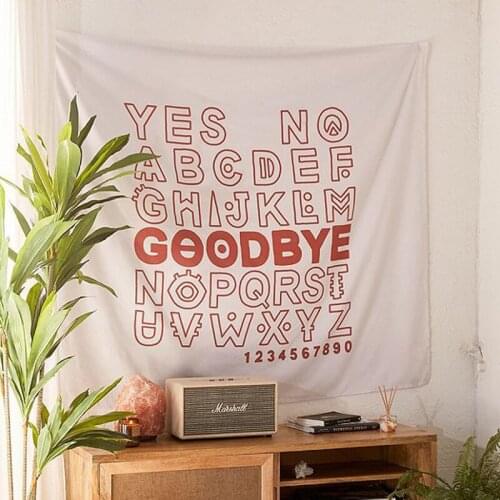 Ouija Divine Tapestry Magic Tarot Hand Tapestry Wall Hanging YES OR NO Printing Wall Cloth Decor Boho Wall Carpet Bedroom Decor