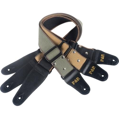 Guitar Strap Adjustable Pure Cotton for Acoustic Electric Bass Musical Accessories Colors Optional Guitar Belt