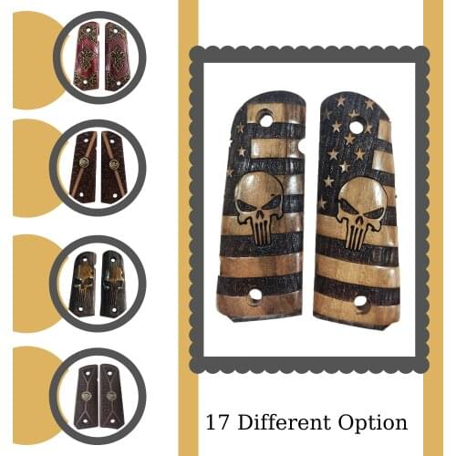 Grip and Case For Colt 1911 laser cut custom grips Mod.25 Gun Accessories Weapon Case Hunting Gun Hunting Accessories equipment Gun tactical molle pistol brace Glock