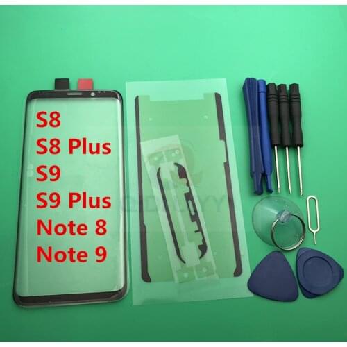 Replacement External Glass for Samsung Galaxy S8 S8 Plus S9 S9 Plus Note 8 9 LCD Display Touch Screen Front Glass External Lens