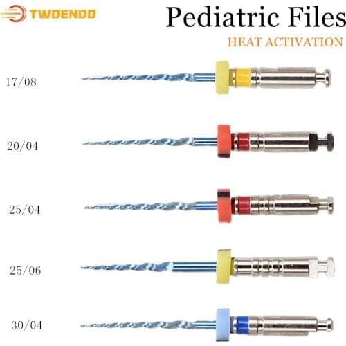 Dental Snake Movement Niti Heat Activation Endo Files Pediatric Files for Children Baby Root Canal Treatment Child Endo Files