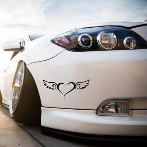 Angel heart angel wings sticker vinyl decal car window doors bumper Vinyl Hobby Car Bumper Sticker