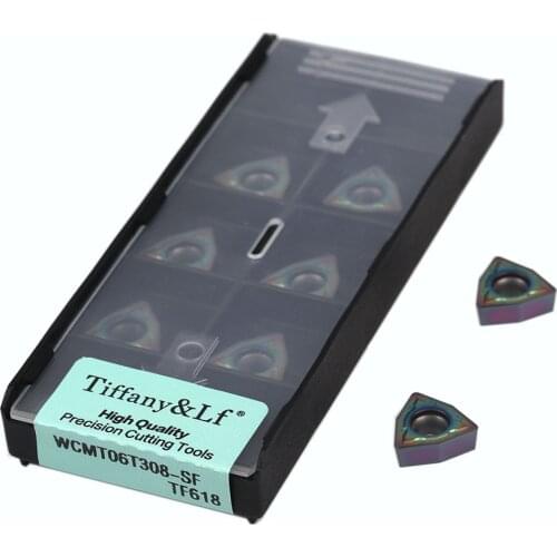WCMX030208 WCMT040208 Milling Cutter WCMT050308 WCMT06T308 WCMT080412-SF TF618 Two-Color Carbide Inserts CNC Lathe Tools U Drill