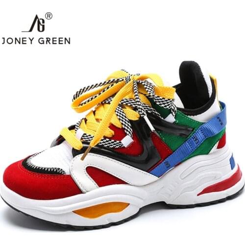 New Sneakers Women 2020 Breathable Mesh Casual Shoes Female Fashion Sneaker Lace Up High Leisure Women Vulcanize Shoe Platform