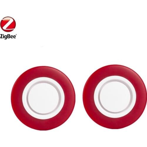 2PCS Zigbee Strobe flash Siren Alarm with 95DB big sounds to threaten thief Works with SmartThing And Conbee Home assistant