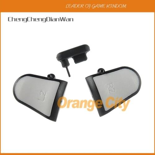 20sets L2 R2 Triggers Buttons + Dust Plug Skidproof Anti-sweat Design for Playstation 4 for PS4 Slim Controller