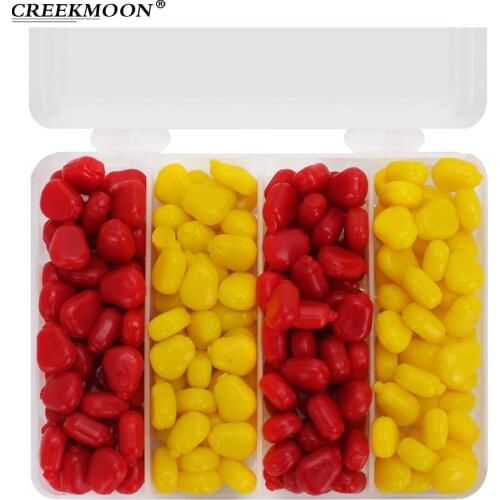 200PCS Carp Fishing Lures Corn Smell Flavored Grass Bait Soft Floats Pellet Lure Artificial Floating Baits Fishing Accessories