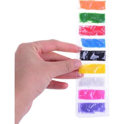 45pcs=5Packs Sand Sand Art Kit Sand Painting Drawing Toys Kids DIY Color Sand Painting Art Kindergarten Crafts DIY Toys 9 Colors