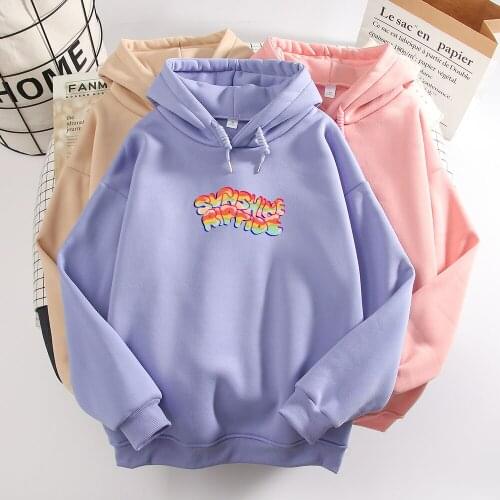 Basic Hoodie Woman Aesthetic Sweatshirt Pullover Itself Oversize Harajuku Streetwear Women Thick Cute Korean Ulzzang Clothes