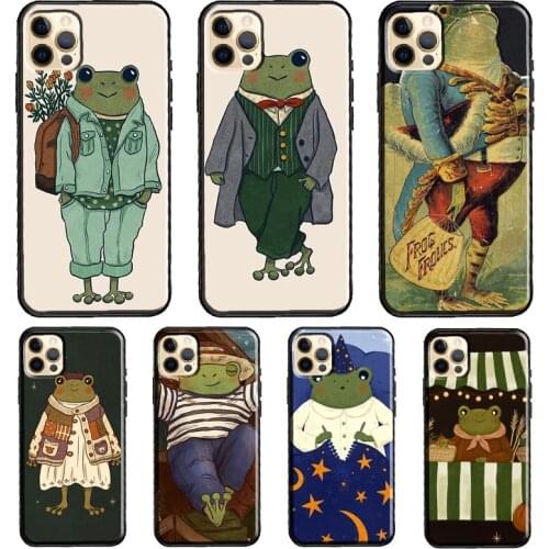 Mr.Frog Froggy Soft Cover For iPhone 11 12 Pro Max XS XR X 12 mini SE 2020 5S 6S 7 8 Plus Phone Case