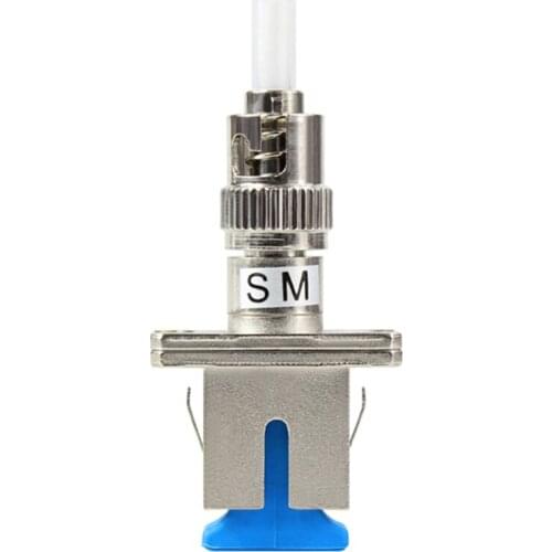 ST Male to SC Female Hybrid Fiber Optic Adapter Converter Connector SM 9/125 Hybrid Adaptor