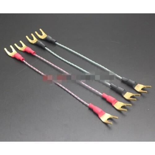 Hi-End audio Valhalla speaker cable jumper cable audio jumper cable Hifi audio speaker jumper cable 15cm