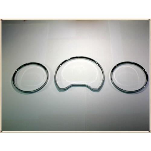 Chrome Speedometer Gauge Dial Rings Bezel Trim Chrome Tacho Rings for Mercedes Benz W210 1995-1999 / W202 1997-2001