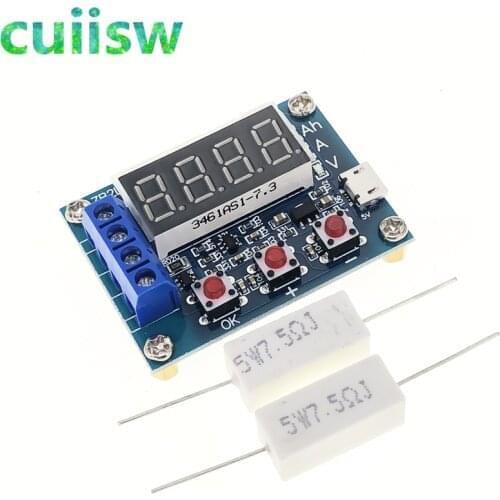 18650 Lithium Battery Power Supply Test ZB2L3 Battery Tester LED Digital Display Resistance Lead-acid Capacity Discharge Meter