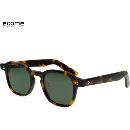 Eoome Men Polarized Sun Glass Vintage Style Acetate Eye Glasses Frames Prescription Glasses Driving Sunglasses Glasses for Men