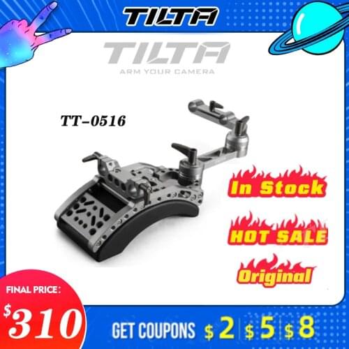 TILTA TT-0516 15mm rod Offset Shoulder pad for Blackmagic cinema camera BMCC DSLR HDV shoulder mount Rig