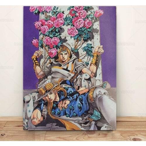 Anime Role Wall Art Johnny Joestar Canvas Poster Painting Print JoJo Bizarre Adventure Pictures Steel Ball RUN Home Decoration