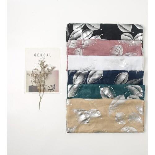 Newest Printed Cotton Viscose Shawls Hijabs Scarf Foulard Women Fashion Shimmer Mulism Headscarf Large Size Turbans 1PC Retail