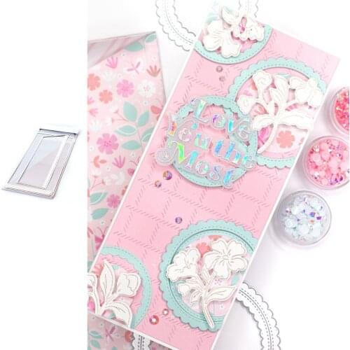 New Large Envelope Cutting Dies & Stamps Scrapbook Dariy Decoration Stencil Embossing Template Diy Greeting Card Handmade