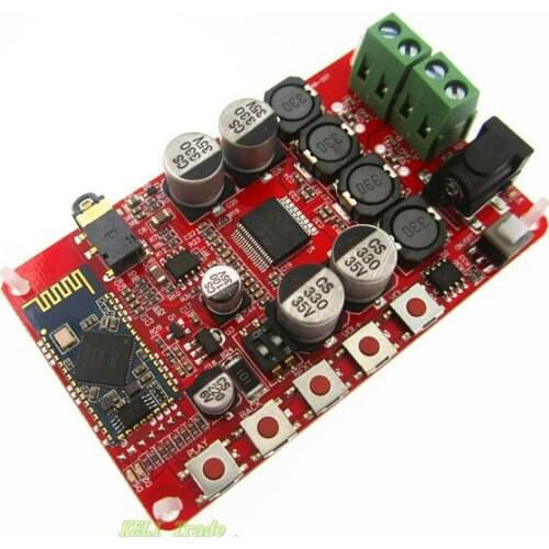 New 1pcs/ lot Wireless Bluetooth 4.0 Audio Receiver Digital TDA7492P 25W+25W Amplifier Board