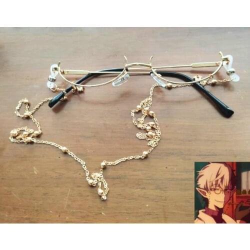 Toilet-bound Hanako-kun Cosplay Jibaku Shounen Hanako-kun Tsuchigomori Cosplay Glasses Fashion Eyeglasses Costume Accessories