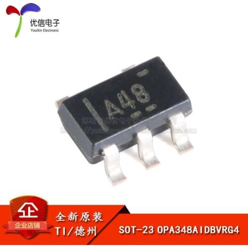 Genuine original OPA348AIDBVRG4 SOT-23 1MHz 45uA RRIO Single Operational Amplifier