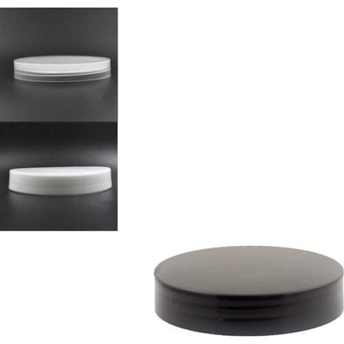 89-400 plastic Non Dispensing smooth side screw Cap with pe liner for jar 5pc