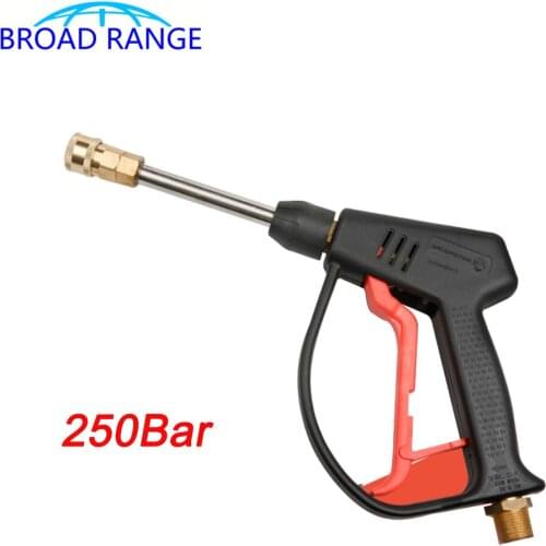 250Bar Super High Pressure Washer Spary Water Gun for Industral Car Washer G1/4 Quick Connected Adaptor for Industrial Car Wash
