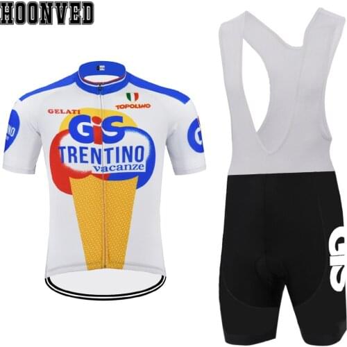 Tour de Spain Man Go Pro team GiS cycling Jersey Short sleeve set Triathlon Riding suit Bib Shorts 9D Gel Pad maillot ciclismo