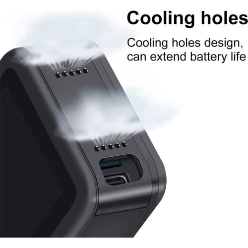 Clip Easy Replace Battery Side Cover Mount Action Camera Accessories Charging Port Convenient Removable For GoPro Hero 9 Black