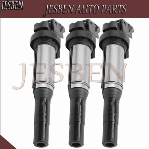 3PCS Ignition Coils For BMW E81 F22 F23 E46 E90 F33 X3 E83 E66 No# 12138616153 12137594596 0221504470 12137571643 C1795 C1826